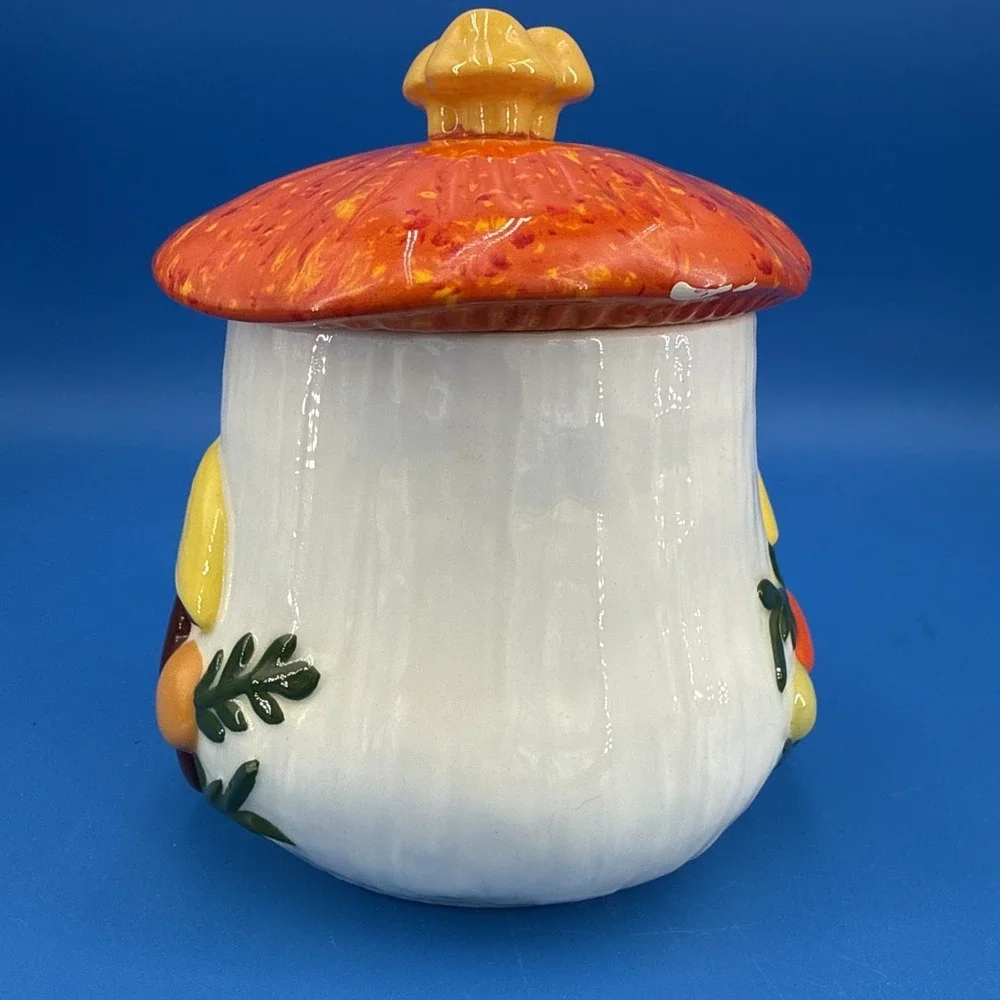 Vintage Arnels Mushroom Canister Small 7